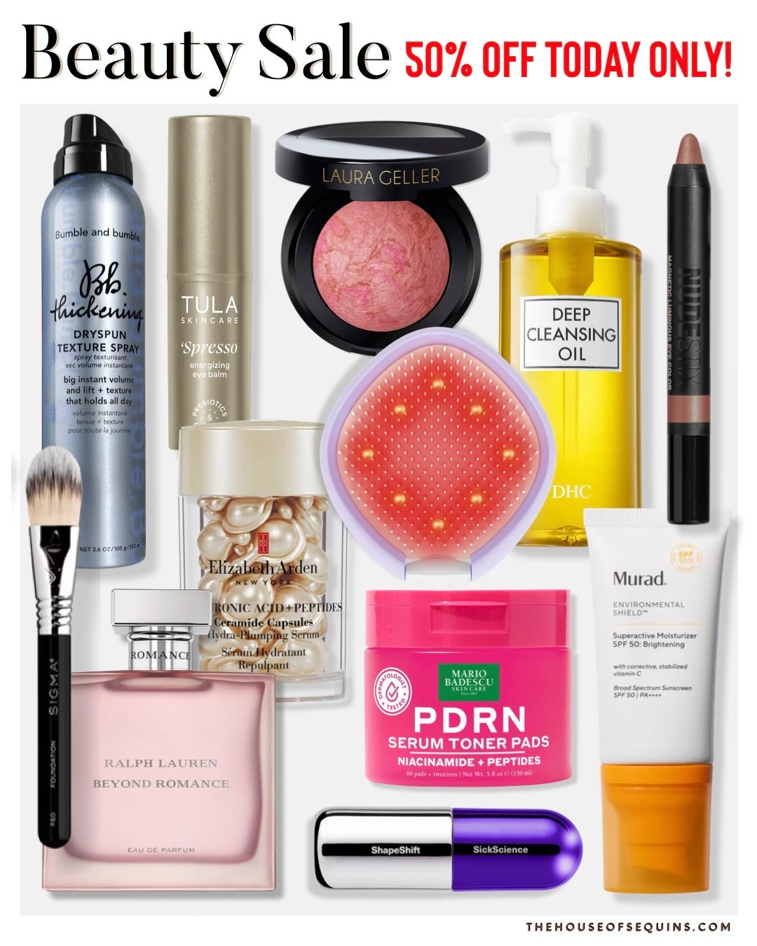 Shop Ulta’s 21 Days of Beauty! 50% OFF select beauty TODAY ONLY!

#LTKSaleAlert #LTKBeauty