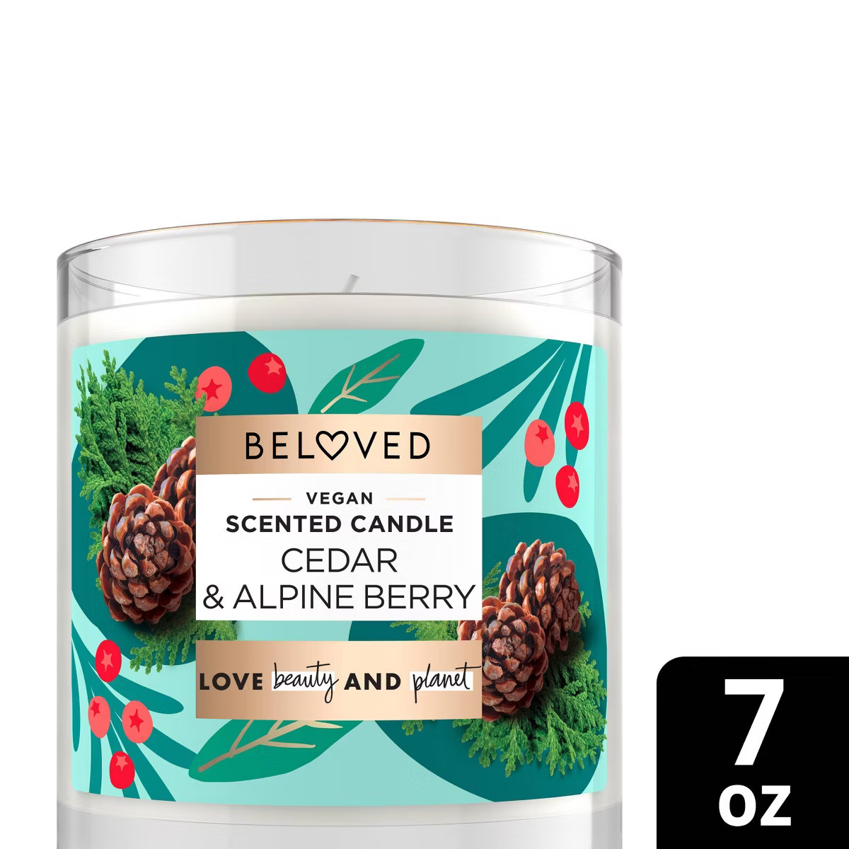 Beloved Cedar & Alpine Berry 1-Wick Candle - 7oz | Target