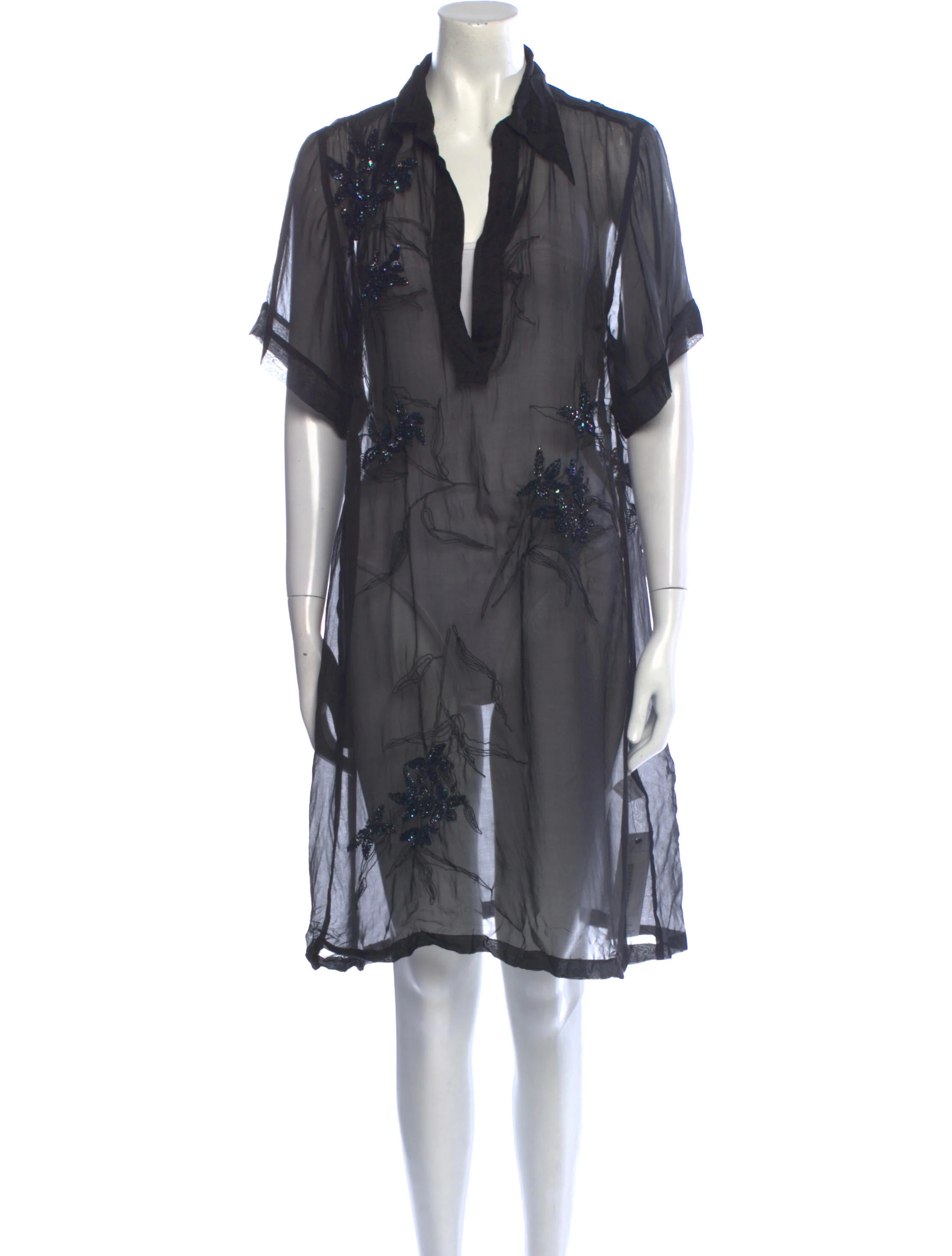 Silk Knee-Length Dress | The RealReal