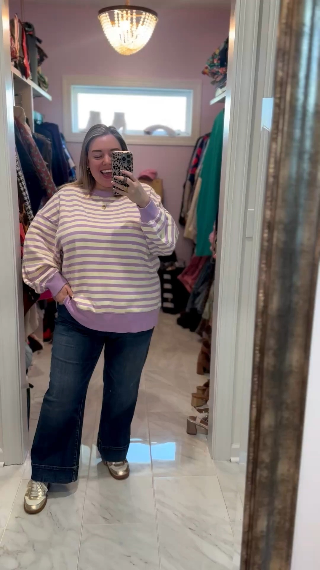💜 Happy Wednesday 💜 wearing my very favorite Aerie sweatshirt in my favorite color. Comes in lots of colors and is currently 46% off! I’m in the XL  

#LTKSaleAlert #LTKPlusSize #LTKootd