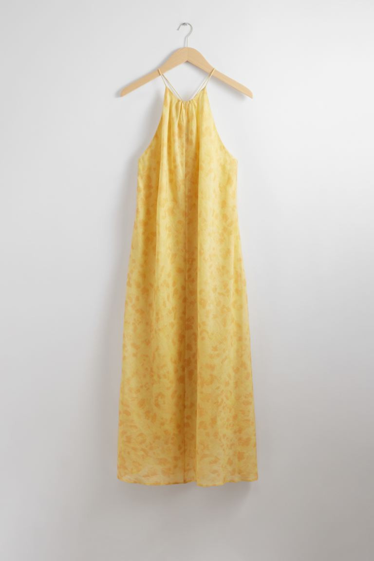 Neckholder-Midikleid ohne Ärmel | H&M (DE, AT, CH, NL, FI)