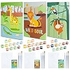 BONNYCO Paint by Numbers Kit for Kids Unicorns Pack 3 Canvas Paint by Number Canvas Framed Unicor... | Amazon (US)