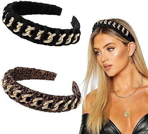 Ivyu Headbands for Women Hair Head Bands - Diademas Para Mujer De Moda Leopard Headband Cheetah H... | Amazon (US)
