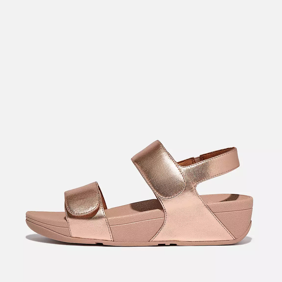 LULU Adjustable Leather Sandals | FitFlop (US)