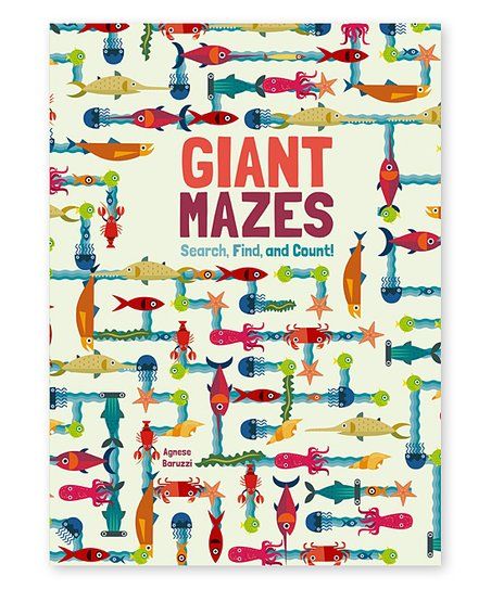 Giant Mazes Activity Book | Zulily