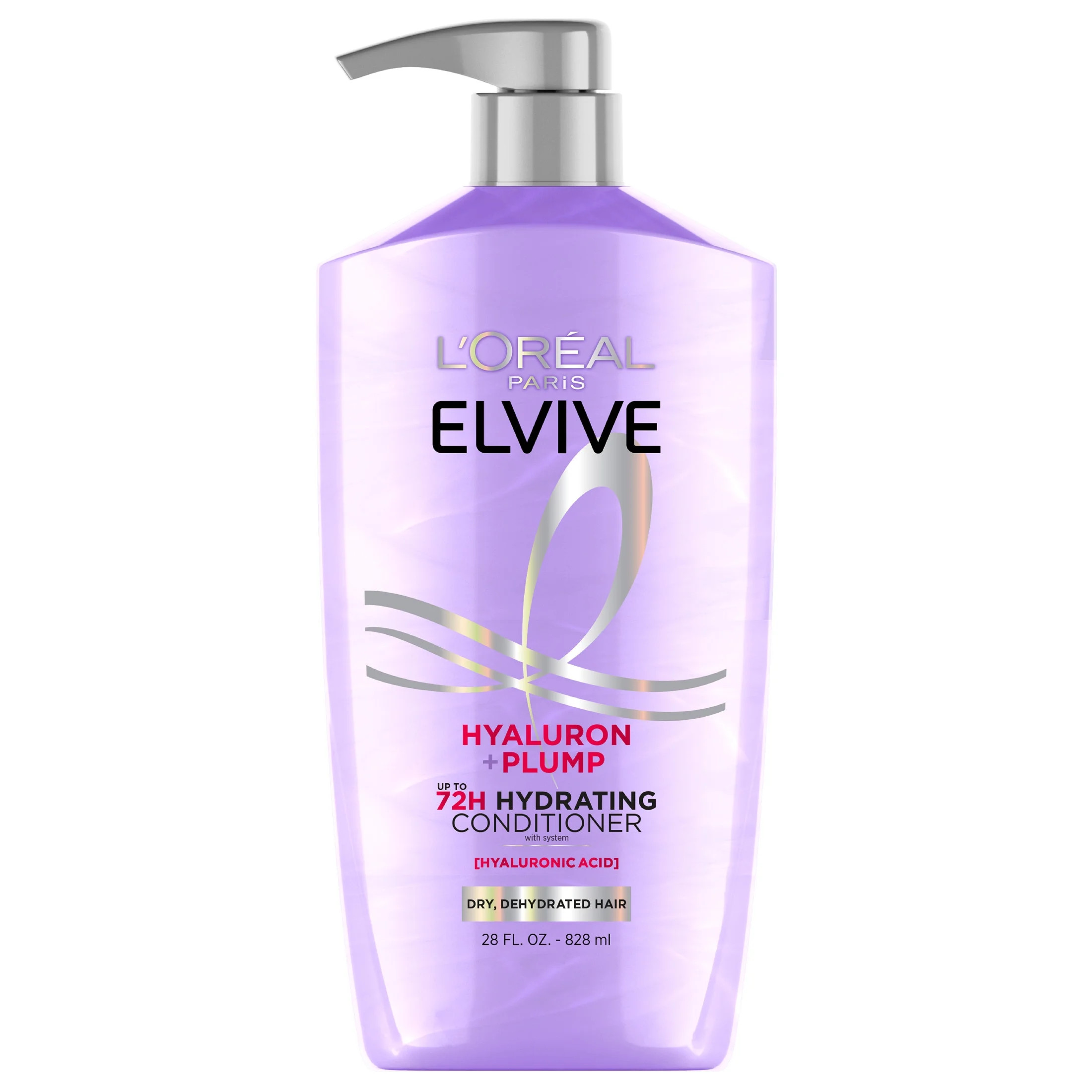 L'Oreal Paris Elvive Hyaluron Plump Hydrating Conditioner, Squeeze Bottle, 26.5 fl oz | Walmart (US)