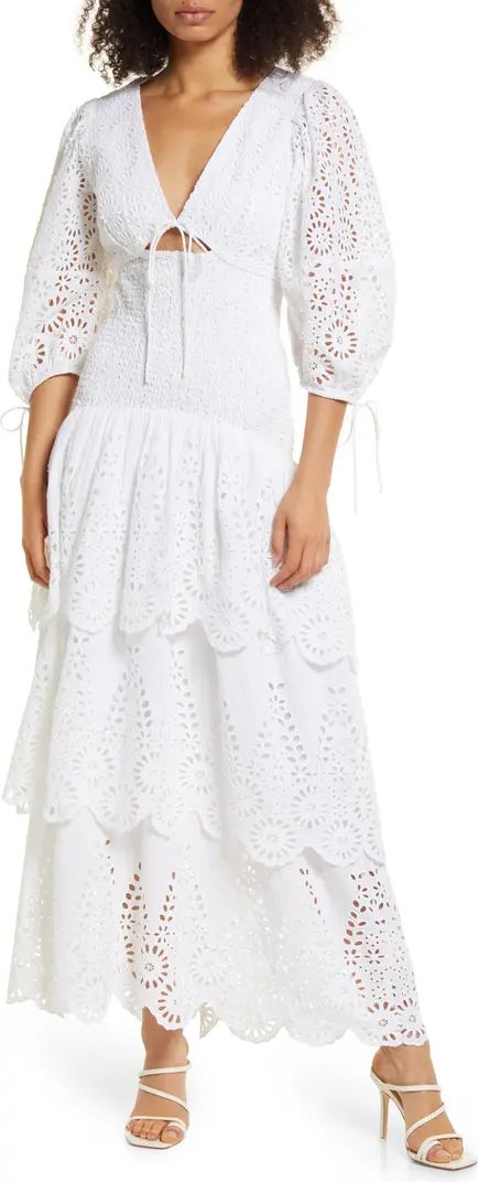Significant Other Mazie Cotton Eyelet Dress | Nordstrom | Nordstrom