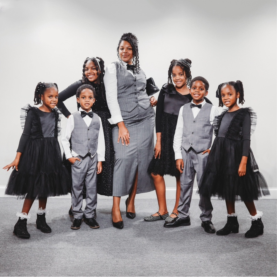 Family coordinated Black + Gray + White a Dressy / Formal Outfit 🖤

#LTKMidsize #LTKKids #LTKFamily