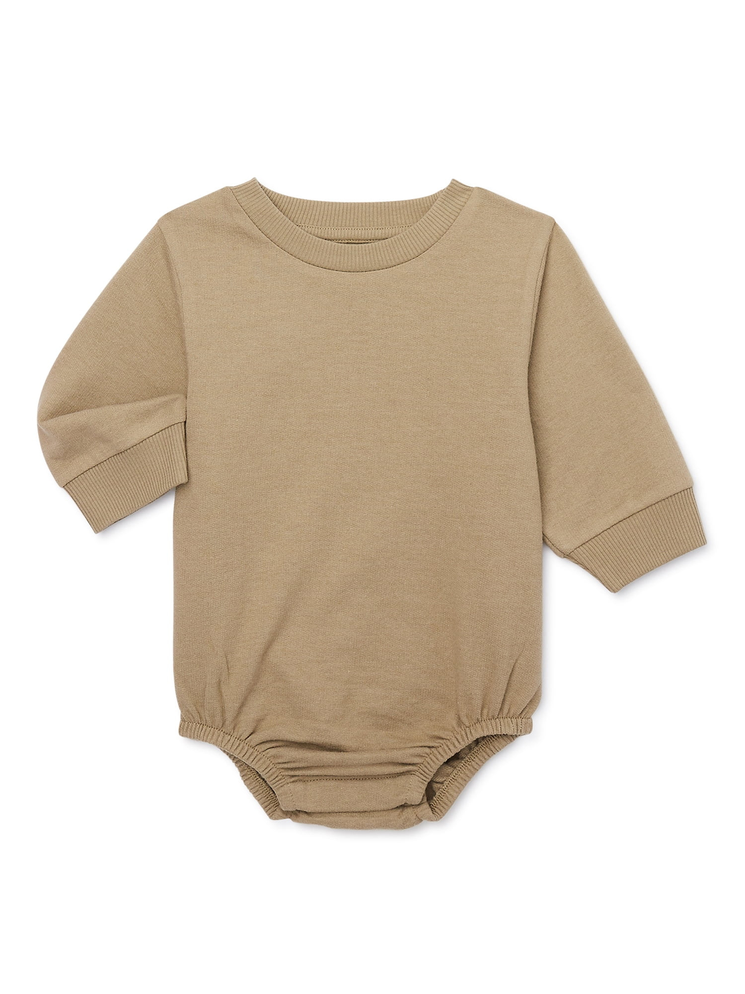 easy-peasy Baby Long Sleeve Sweatshirt Bodysuit, Sizes 0-24 Months - Walmart.com | Walmart (US)