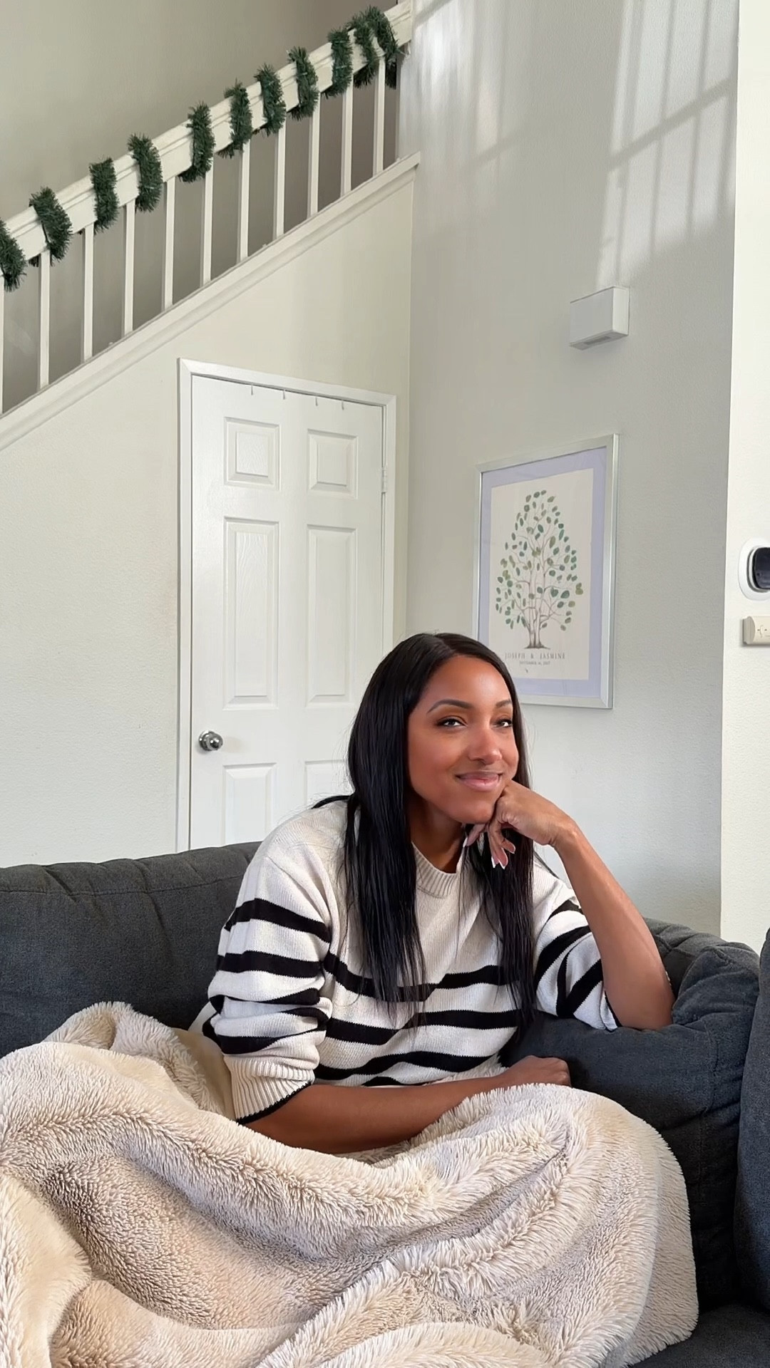 Cute sweater, cozy blanket and Bridgerton♥️ I’m linking 3 different options for you and I’m wearing a size medium! Sweaters, winter outfits, cozy outfits 

#LTKdayinmylife #LTKFindsUnder50 #LTKOver40