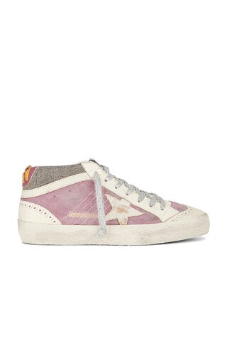 Golden Goose x REVOLVE Mid Star Sneaker in Violet & White from Revolve.com | Revolve Clothing (Global)