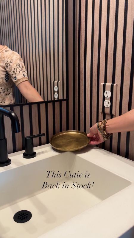 The cutest little brass dish from target is back in stock. I’m using mine in my bathroom. You can use it in a nightstand as a catch all or trinket dish, on your vanity, your entryway table for keys, for a candle… the possibilities are endless!! 

#LTKhome #LTKstyletip #LTKunder50