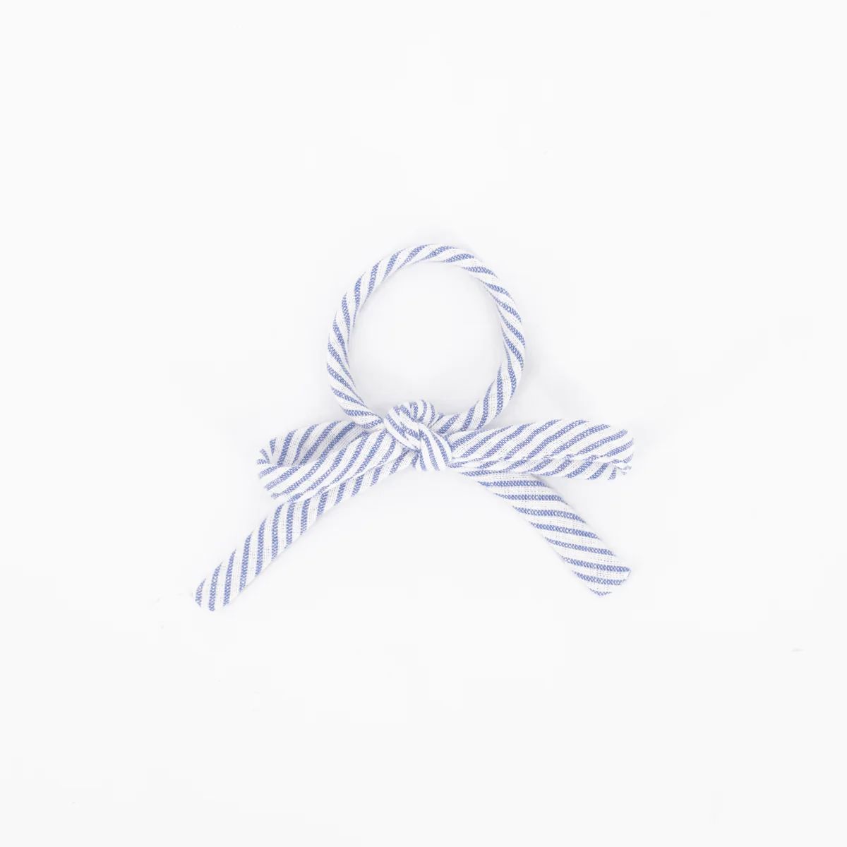 Love Napkin Tie - Blue Stripe (Set of 2) | Dondolo