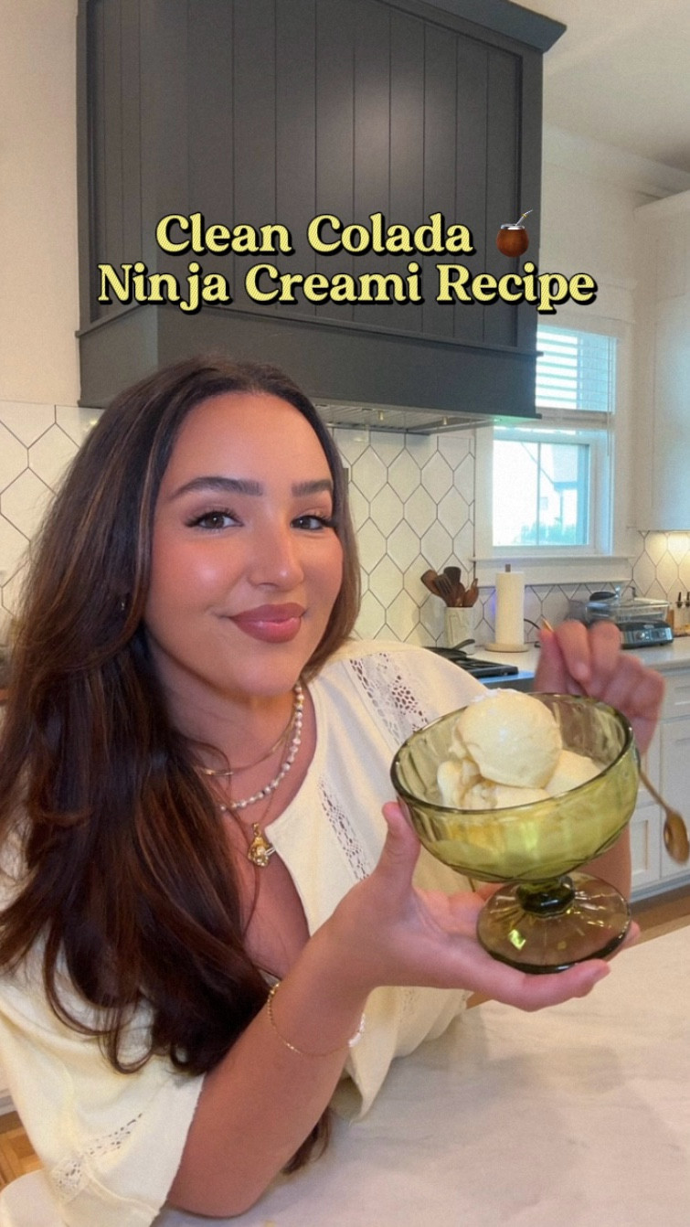 #NinjaPartner Tastes like a beach day in a bowl 🏖️ Dairy-free, sugar-free, pineapple perfection 🍍

Obsessed with my #NinjaCreami 😮‍💨🤌🏽 @NinjaKitchen