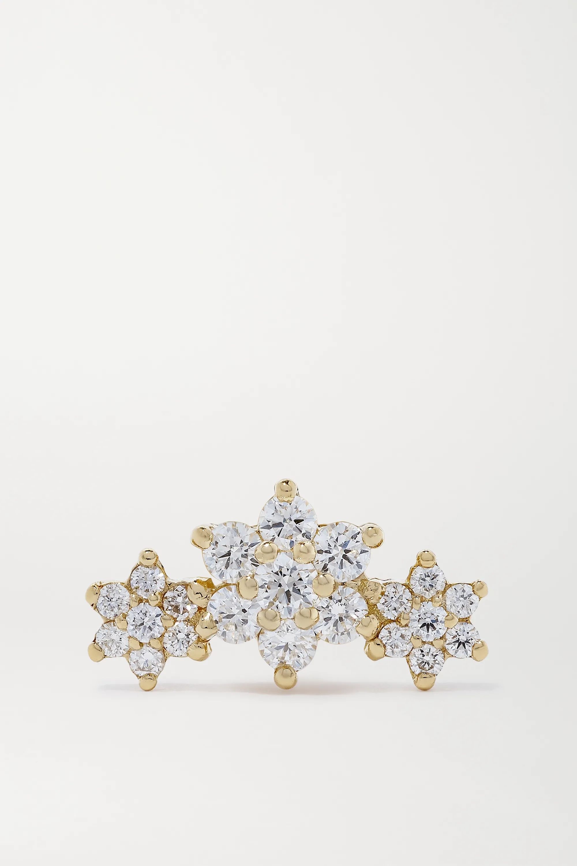 Gold Flower Garland 18-karat gold diamond earring | MARIA TASH | NET-A-PORTER | NET-A-PORTER (US)