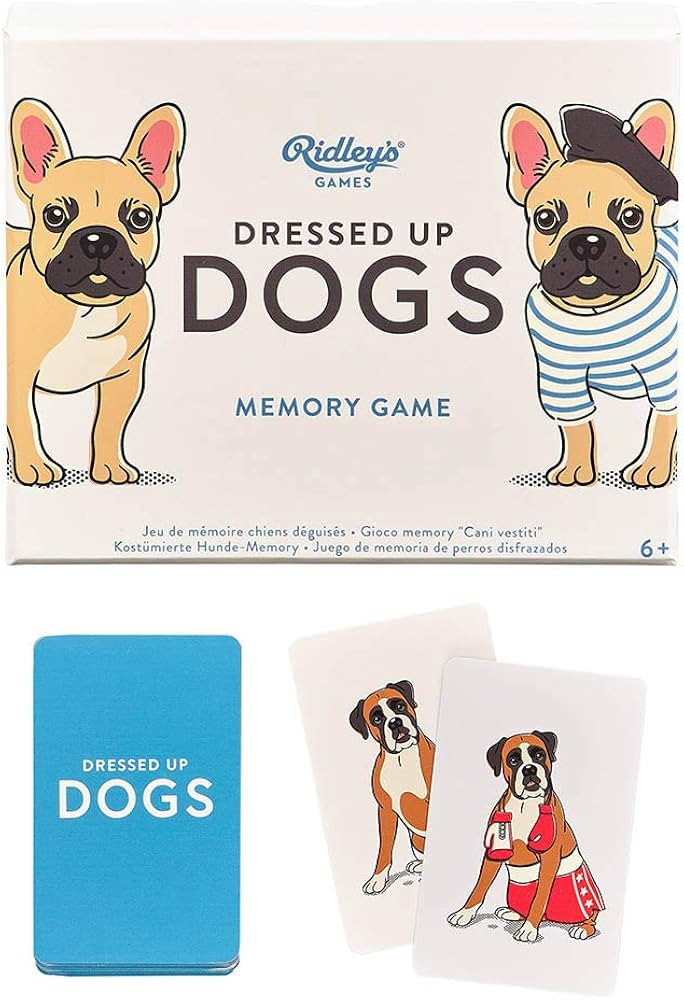 Ridley’s Dressed Up Dogs Memory Game – Includes 50 Matching Cards and Instructions – Memory... | Amazon (US)