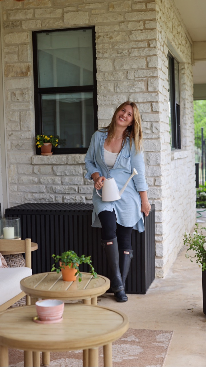 I’m still in shock over this porch transformation 💛 @veradek #ad

It used to feel so small—no storage, no personality… just kind of there.
And now it actually works for our family of 6 (and somehow stays clean for more than five minutes 🙃)

I added the Veradek Demi planter trio in the terracotta shade for some life + color, two Brixton hanging window boxes, and the everything storage box—which finally gave us a place to stash all the random outdoor things (from gardening tools to toys… it seriously lives up to its name 🤌)

Comment SHOP and I’ll send you links to everything we used 🌿

#myveradek #reimagineoutdoors

#LTKOver40 #LTKSeasonal #LTKHome