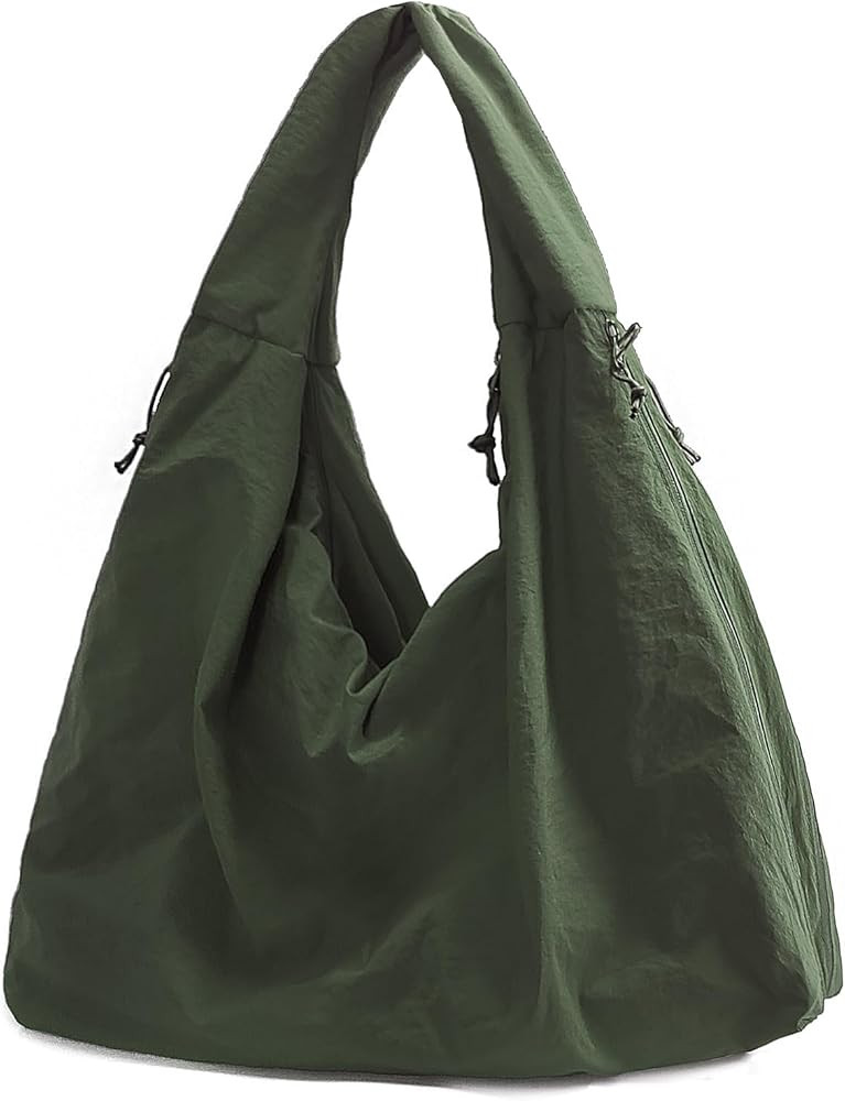 KAMEILONG Large Nylon Hobo Bag Women Crescent Shoulder Bag Vintage Tote Bag Casual Shopper Handba... | Amazon (US)