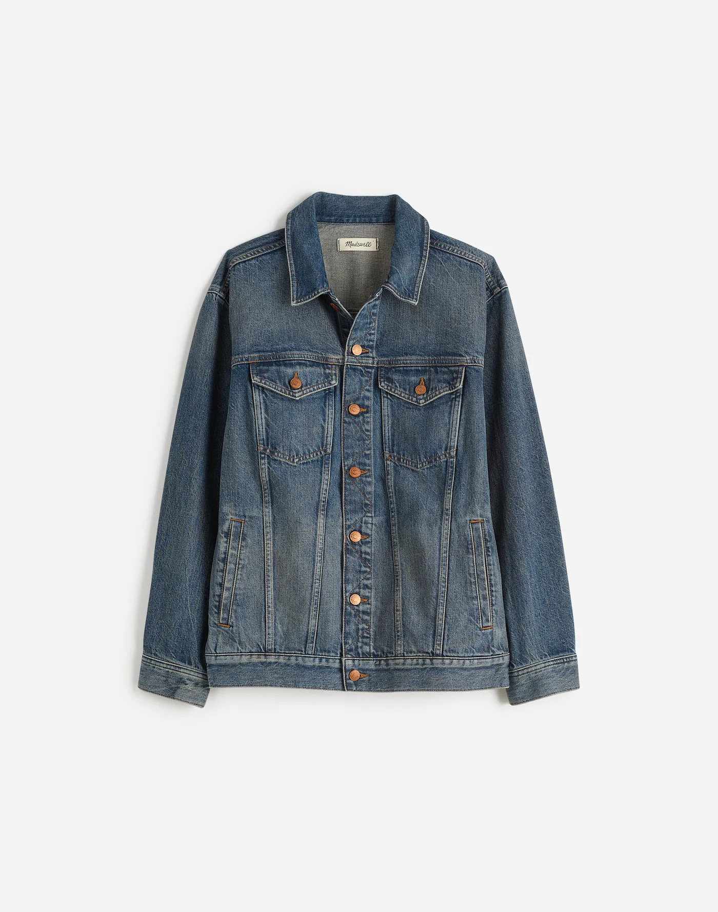 Button-Front Denim Jacket in Charleston Wash | Madewell
