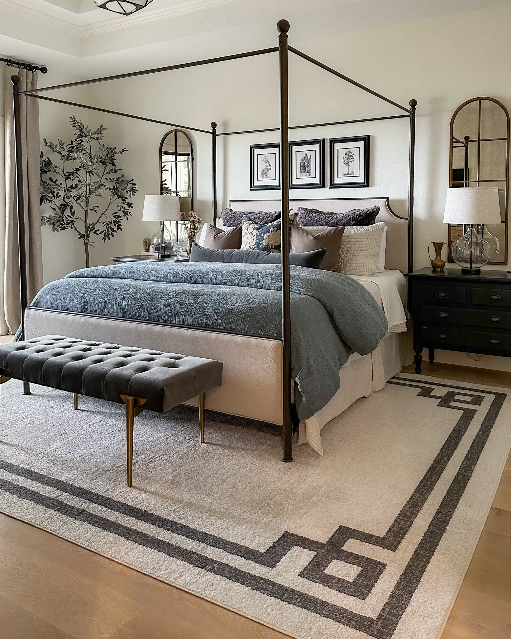 🚨SALE alert! My bedroom border rug is back in stock in the 9’x12’! The size I have under my king canopy bed 😊 This is the Beige! 

#LTKStyleTip #LTKSaleAlert #LTKHome