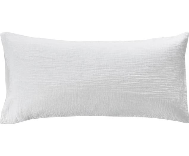 Muslin-Kopfkissenbezüge aus Baumwolle in Weiß, 2 Stück | WestwingNow EU