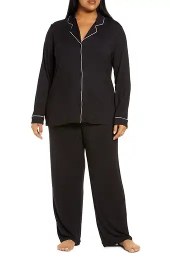 Nordstrom Moonlight Eco Knit Pajamas in Teal Mist at Nordstrom, Size Small | Nordstrom
