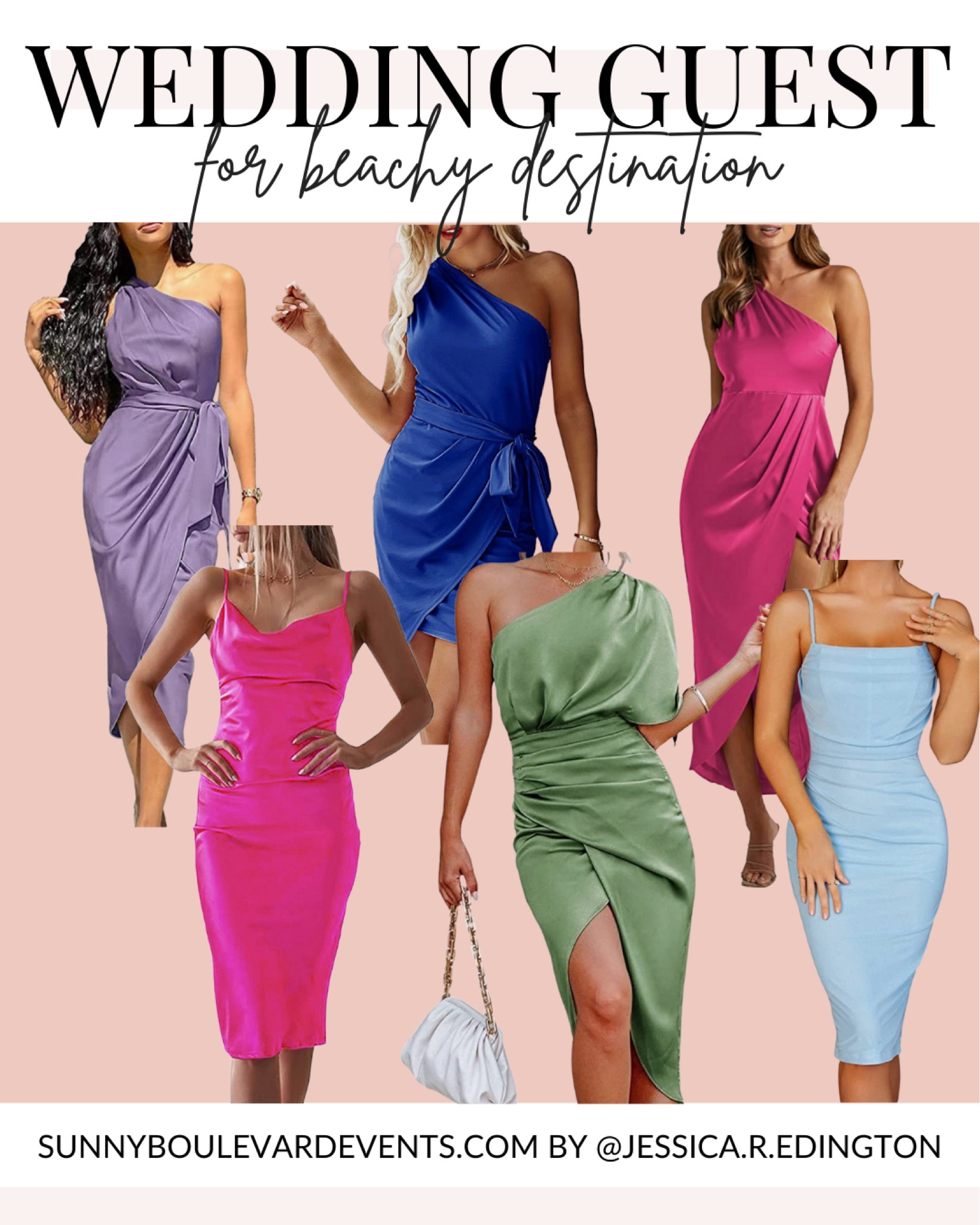 Heading to Cabo, Cancun, Jamaica, Bahamas, Caribbean, Florida, Key West, or Mexico as a wedding guest? Check out these cute and affordable Amazon finds of wedding guest dresses that are PERFECT to wear at a destination wedding or destination bachelorette party at a beachy location.

Amazon finds, Amazon influencer, Found it on Amazon, Amazon fashion, amazon wedding, amazon wedding guest dresses, blue dress, pink dress, purple dress, green dress, midi dress, short dress, long dress, cute dresses, comfortable dresses

#LTKstyletip #LTKwedding #LTKunder50