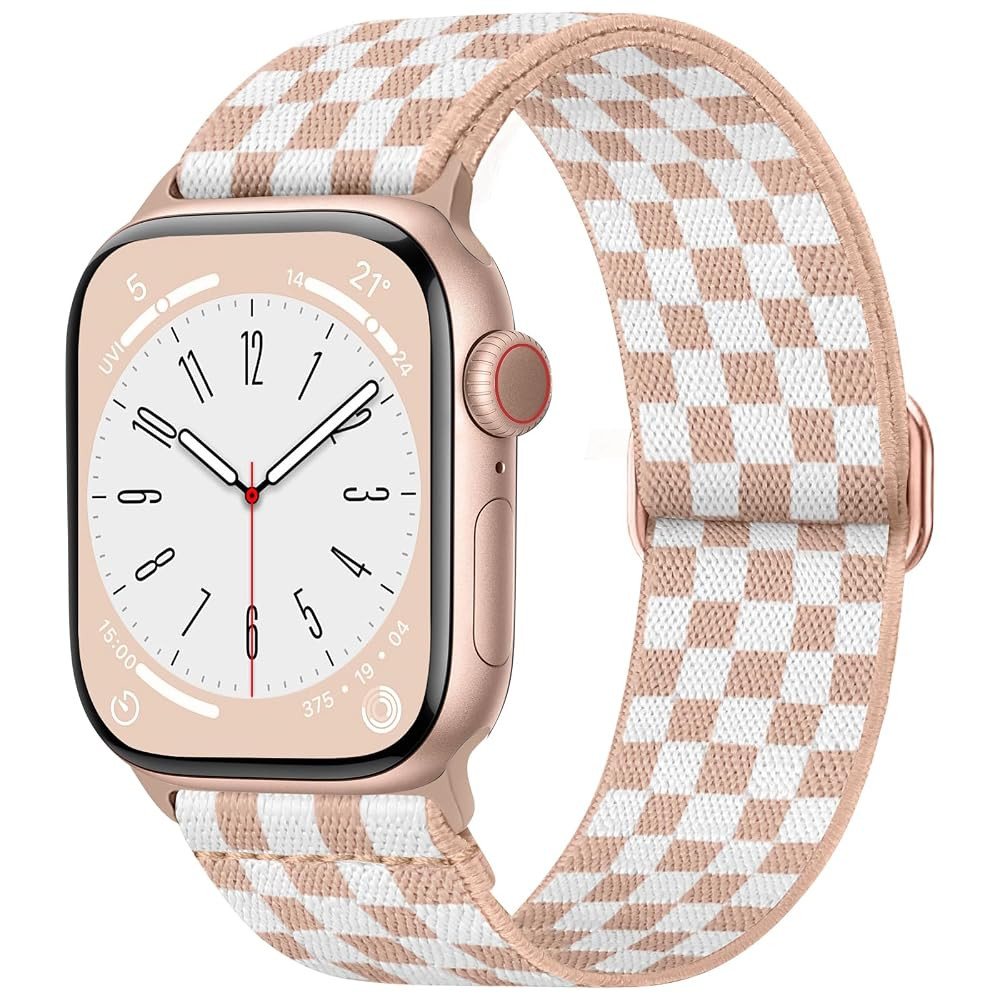 Charlam Stretchy Bands Compatible with Apple Watch Band 40mm 41mm 42mm 38mm 44mm 45mm 46mm 49mm W... | Amazon (US)