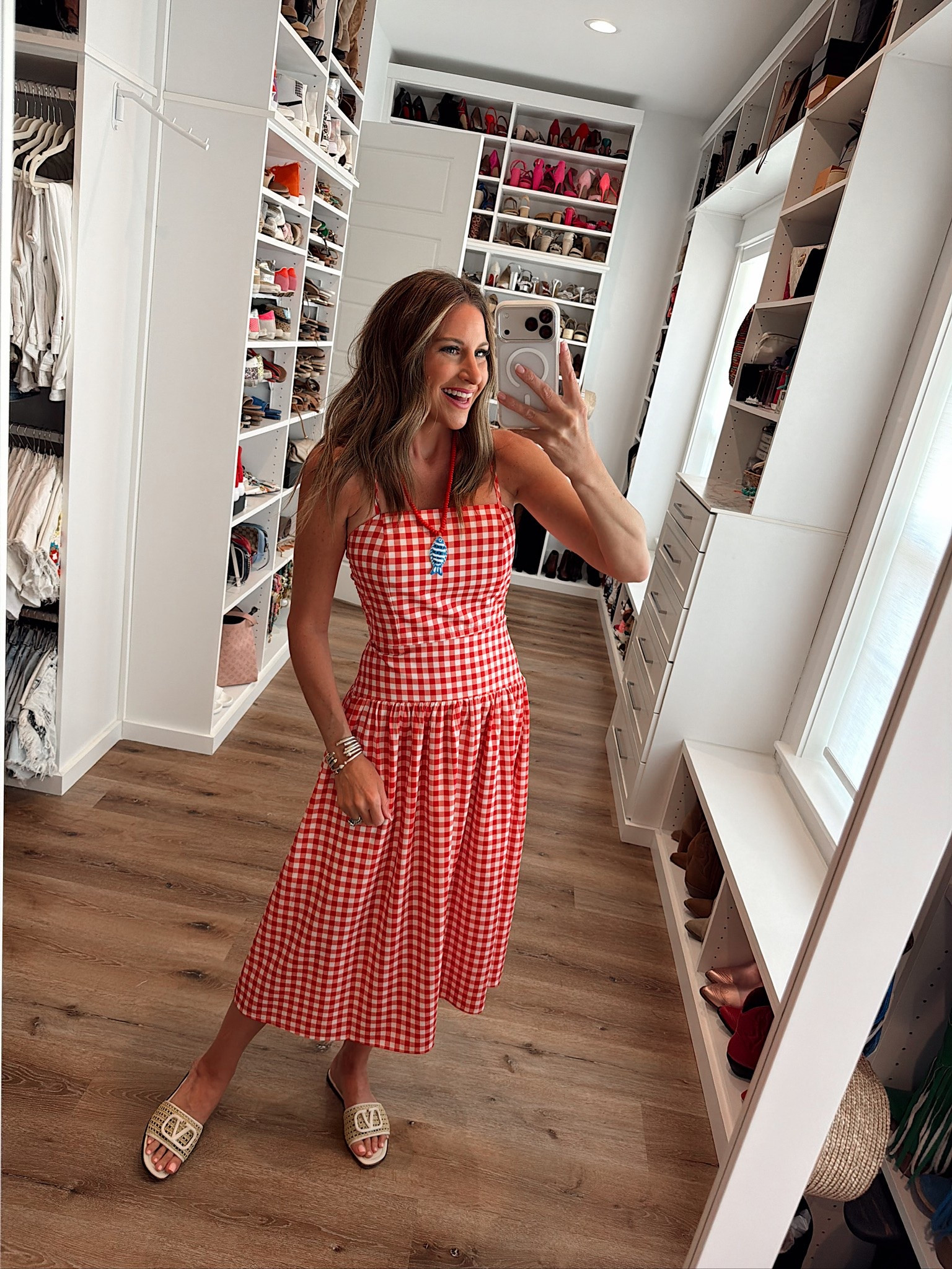 In a small set, necklace, sandals and accessories - fits tts.

#LTKSeasonal #LTKgrwm #LTKootd