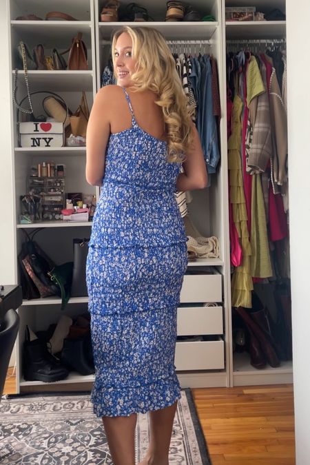 Blue smocked dress, blue floral dress, Amazon dress 

#LTKmidsize #LTKstyletip #LTKfindsunder50