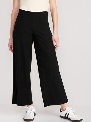 High-Waisted Pull-On Pixie Wide-Leg Pants for Women | Old Navy (US)