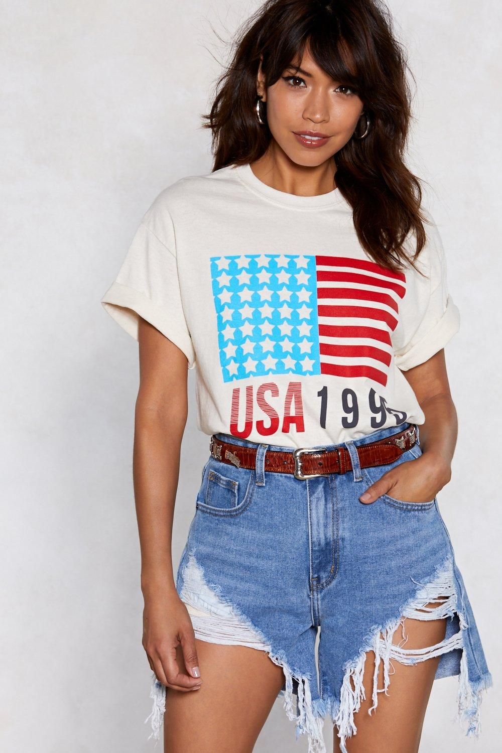 Hang Loose Distressed Denim Shorts | NastyGal (UK, IE)