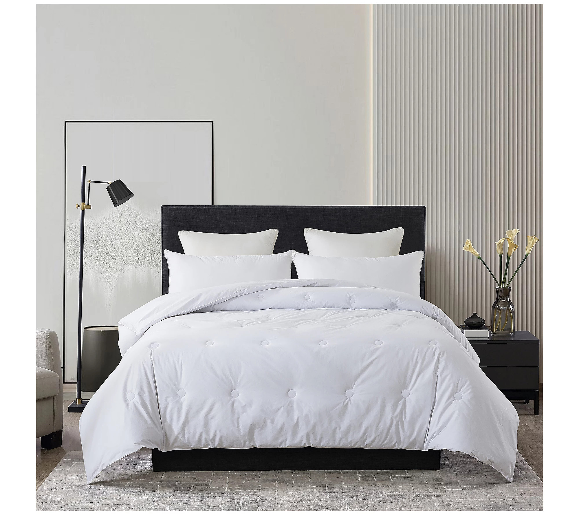 Royal Velvet Tufted Down Alternative Comforter - Twin | QVC