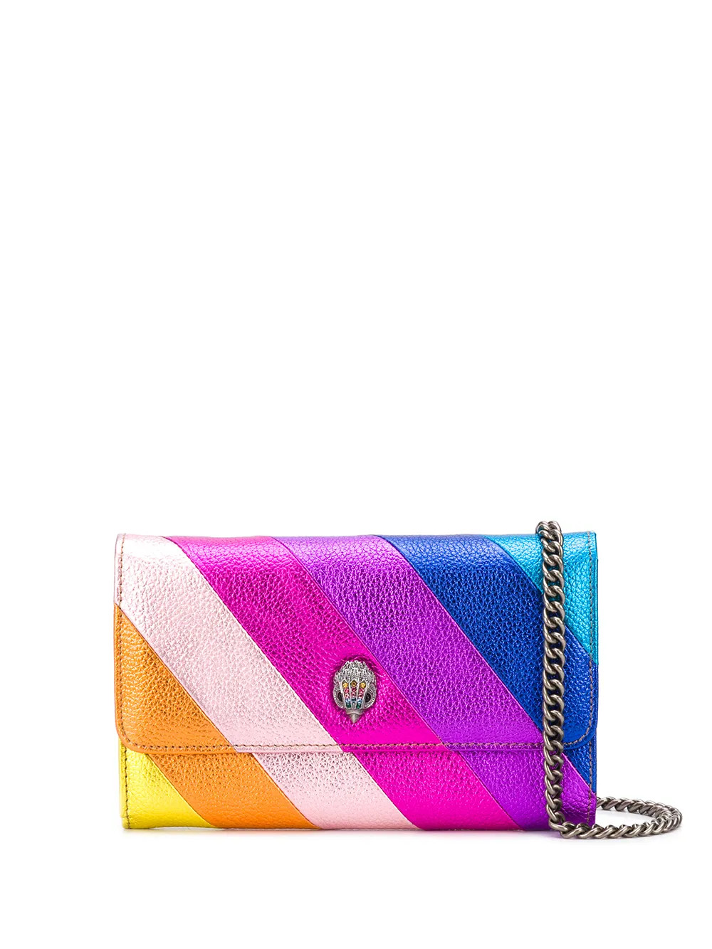 Bolsa transversal color block metálica | Farfetch Global