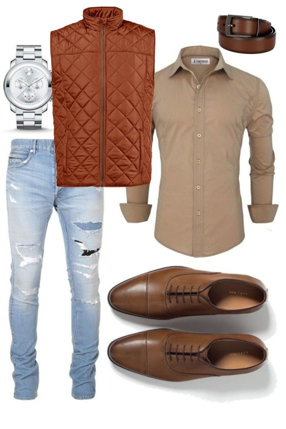 Neutral brown elevated casual men's look 

 #LTKSaleAlert #LTKStyleTip