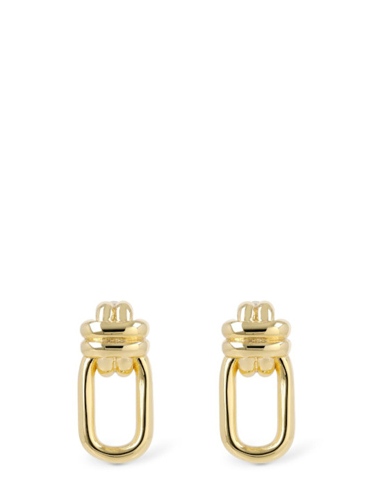 Signature link double cross earrings | Luisaviaroma