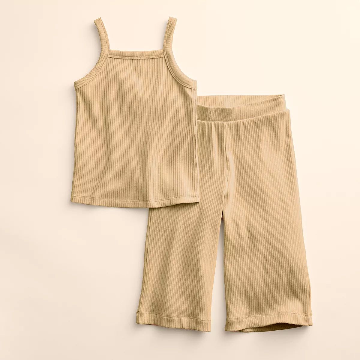 Baby & Toddler Girl Little Co. by Lauren Conrad Ribbed Tank Top & Pants Set | Kohl's