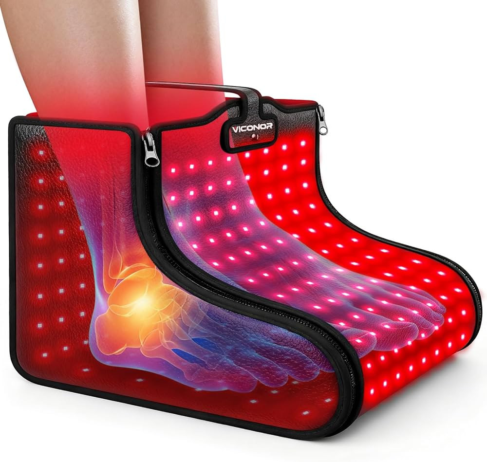 Viconor Red Light Therapy for Feet, Red Light Therapy Shoe Wraps for Feet and Ankle Neuropathy Re... | Amazon (US)