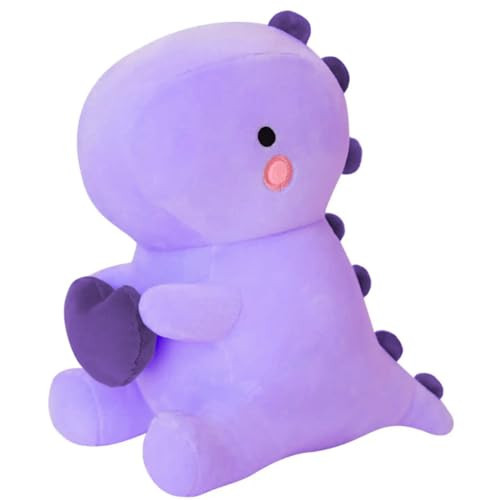 SQEQE Dinosaur Stuffed Animal, Loving Soft Dino Plush Toys with Holding Heart for Valentine Day, Sweet Romantic Anniversary Birthday Gift for Her Girls Boys Girlfriend(Purple,12 inch) | Amazon (US)