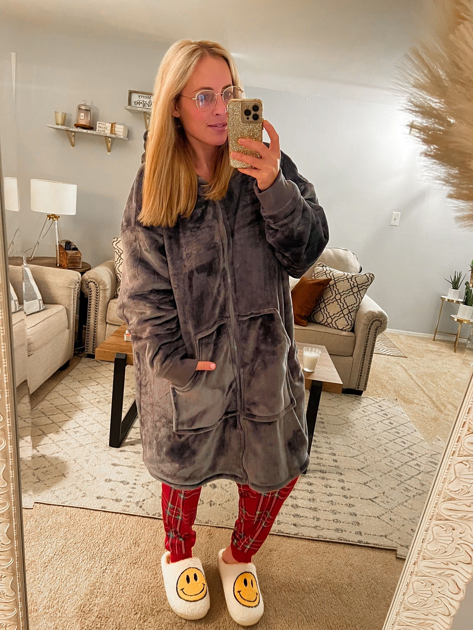 Hoodie blanket. Slippers. Loungewear 

#LTKunder50 #LTKSeasonal #LTKGiftGuide