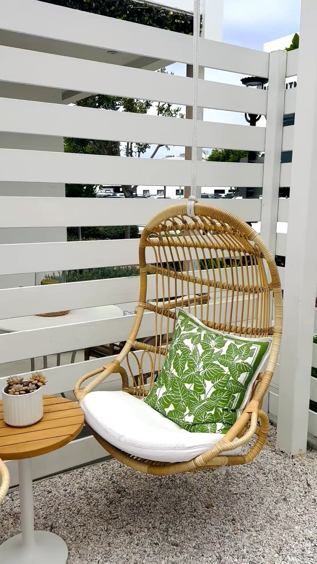 Summer is better when there's a favorite spot to slow down.

A hanging swing creates the perfect backyard escape for morning coffee, afternoon reading, or simply enjoying a warm summer breeze. Paired with a fresh botanical pillow and a comfortable cushion, it turns everyday moments into a little summer retreat.

The best backyard moments aren't complicated—just a comfortable seat, a beautiful day, and nowhere else to be.

Serena & Lily outdoor sale is happening now, with up to 30% off outdoor favorites. Perfect timing to refresh your backyard for summer.

#HangingSwing
#SwingDayBed
#HangingDayBed
#OutdoorSwing
#OutdoorPillow
#OutdoorSideTable
#BackyardLiving
#OutdoorLiving
#PatioFurniture
#OutdoorDecor
#SummerAtHome
#BackyardInspiration
#GardenStyle
#CoastalOutdoorLiving

#LTKHome #LTKdayinmylife #LTKHome #LTKSaleAlert