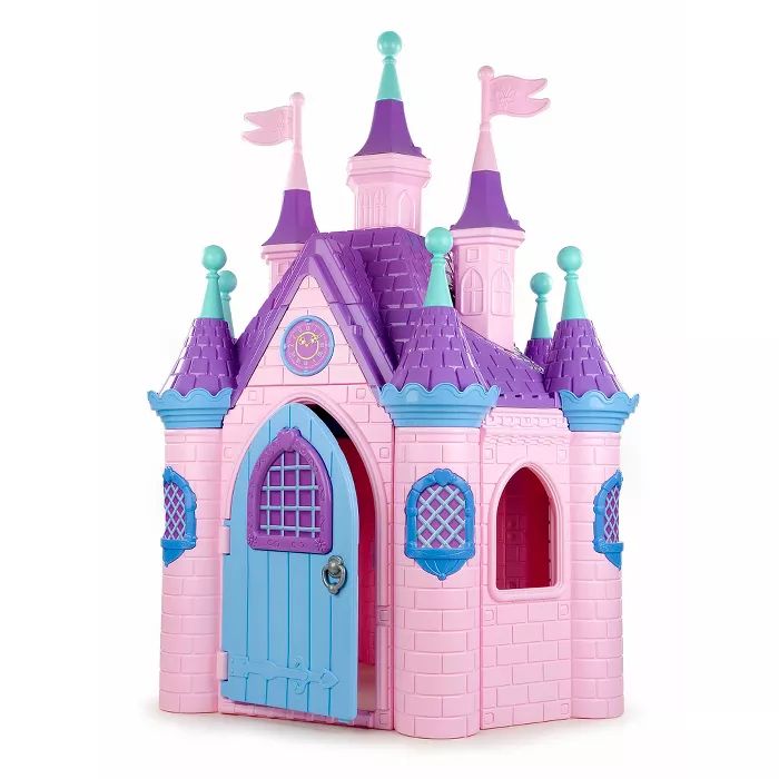 ECR4Kids Jumbo Princess Palace Playhouse Castle with Turrets and Flags, Indoor/Outdoor Play | Target