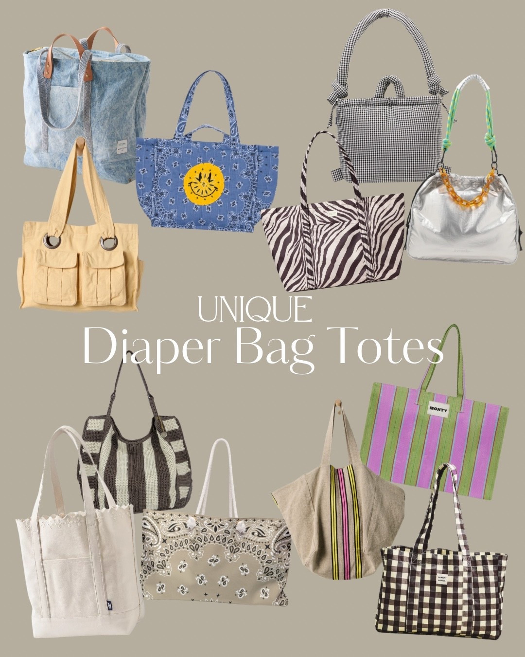 Unique Diaper Bag Totes !!

OTHER unlinkables: Rotunda, Monty, Ölend 

#LTKBaby #LTKmomlife