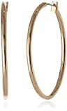 Anne Klein Classics Gold-Tone Thin Hoop Earrings | Amazon (US)