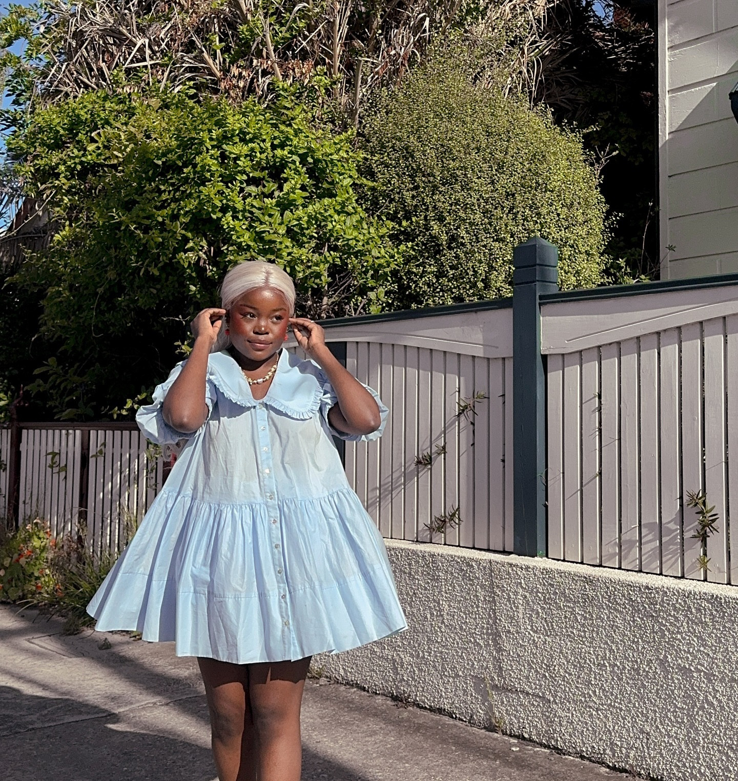 The sweetest dress for spring summer! ✨🤍🎀🧚🏾‍♀️