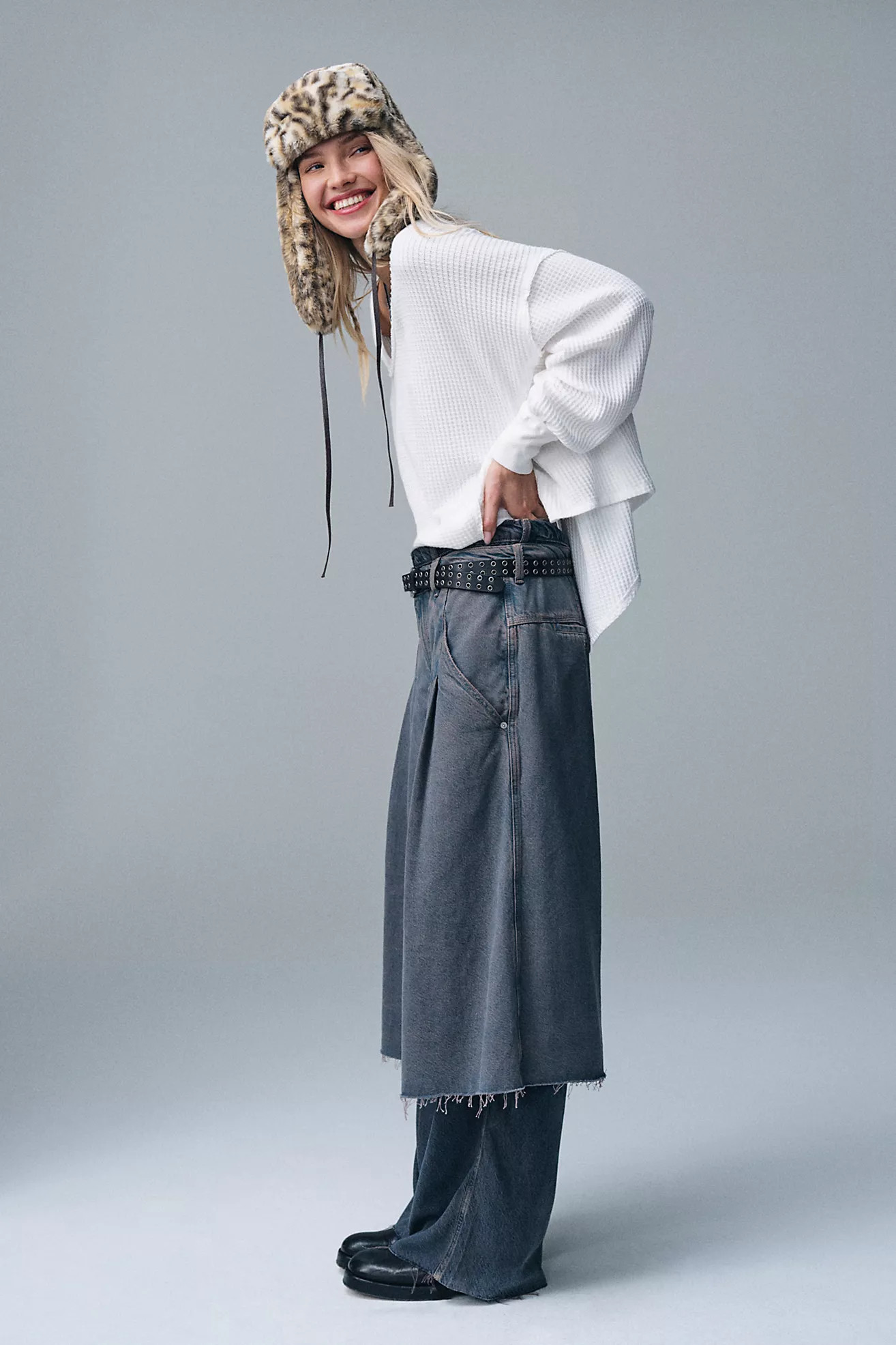 Kangol Leopard Trapper Hat | Free People (Global - UK&FR Excluded)