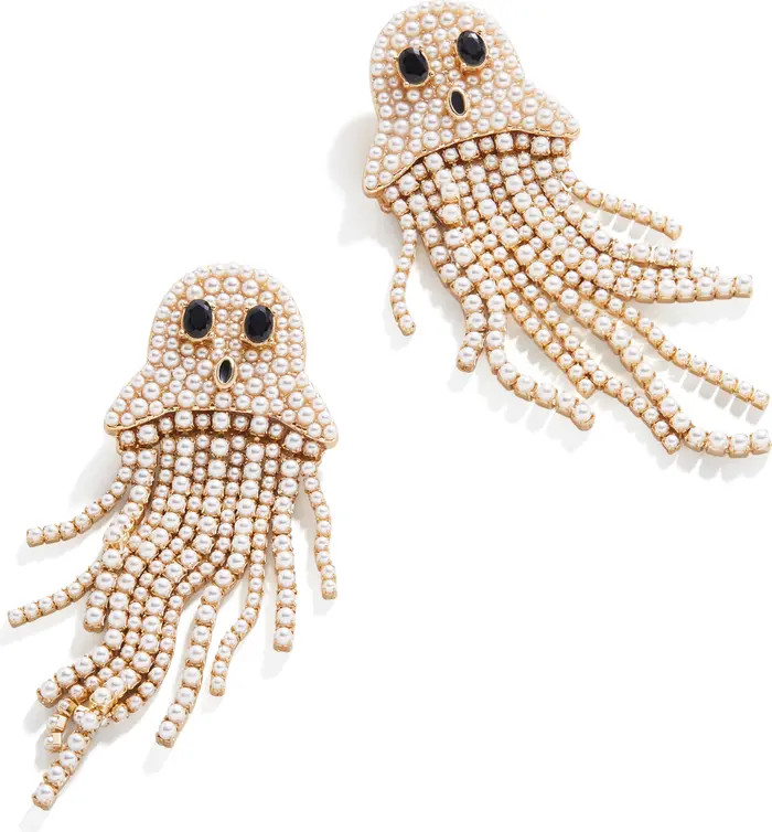 BaubleBar Halloween Let's Make a Ghost Statement Earrings | Nordstrom | Nordstrom