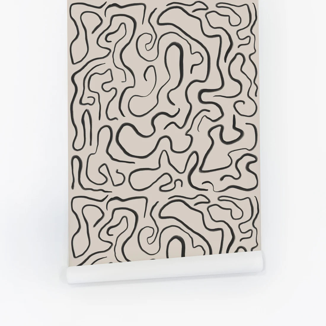 Abstract Funky Lines Wallpaper | Livettes Wallpaper