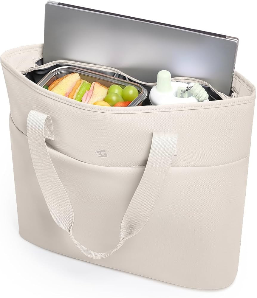 2-in-1 Cooler Bags Insulated for Women, Insulated Tote with 15.6 Inch Laptop Compartment, Large C... | Amazon (US)