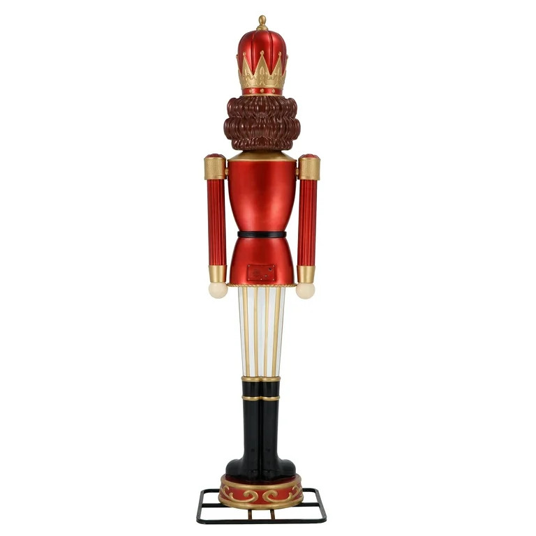 Animated Christmas Nutcracker Blow Mold Decoration, Multicolor, 9', by Holiday Time | Walmart (US)